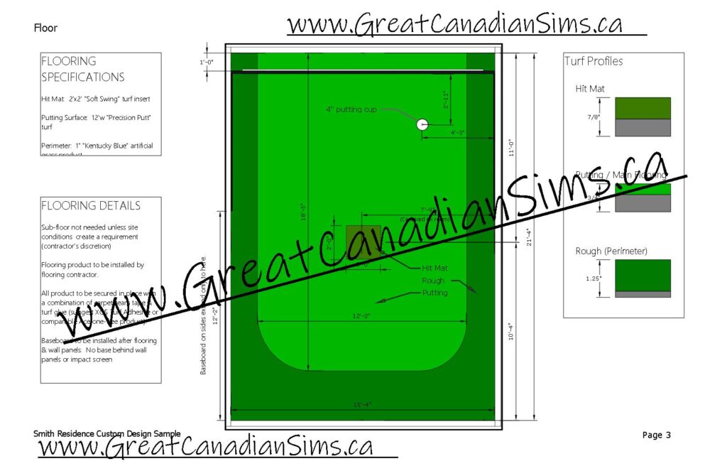 Smith Residence Custom Design Sample_03_Floor